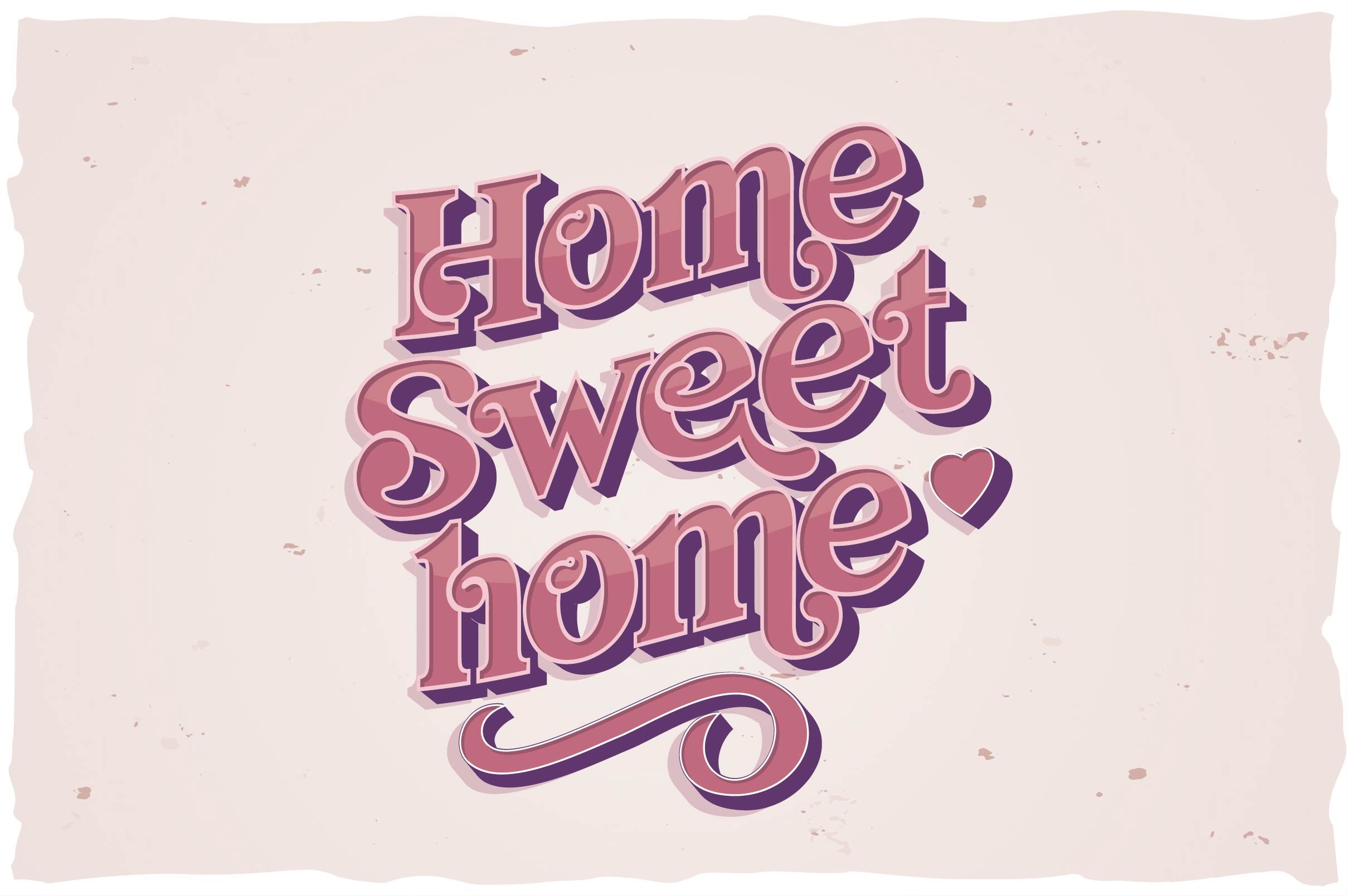 Przykładowa czcionka Sweet Home #4